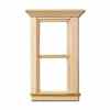 HWH5051 1/2 inch scale Trad. Pediment Window by Houseworks 