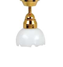 HWH2650 Large Frosted Tulip Ceiling Lamp by Houseworks 