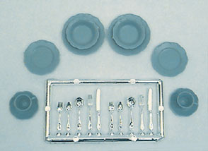 CB2601 - M-162B Dishes & Silver Minikit, Blue