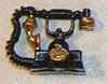 ISL2769 French Telephone, Black/Gold Color by Island Crafts