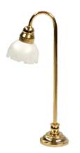 HWH2704 Large Frosted Tulip Floor Lamp by Houseworks 