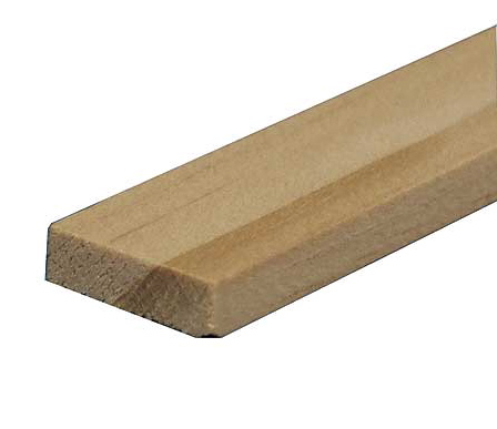 HW7519 12 pack Pine Stripwood 3/16 inch x 5/8 inch by Houseworks