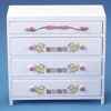 CLA10792 White Chest of Drawers with ABC Decal by Classics