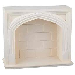 HW4049 Resin Tudor Fireplace Mantel by Houseworks