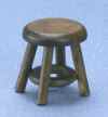 CLA10021 Walnut Stool by Classics