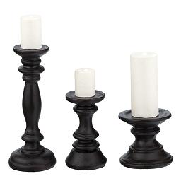 HW4016 Resin Candle Holders by Houseworks