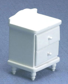 CLA10811 White Night Stand by Classics