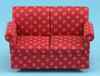 CLA10554 Red Loveseat by Classics