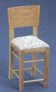 CLA10717 Oak High Stool by Classics