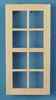 HWH5023 1/2 inch scale 8-light Std. Window by Houseworks 