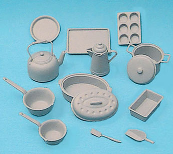 CB2212 - M-163 Cookware Minikit, 14 Pcs., Gray