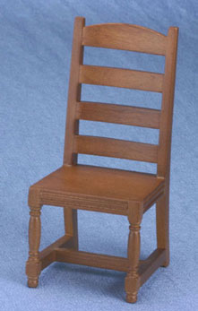 CLA10575 Walnut Ladder Back Side Chair by Classics