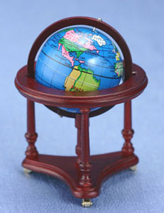 CLA10442 Mahogany World Globe by Classics