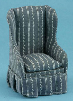 CLA10897 Blue Fabric Chair by Classics