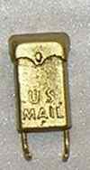 ISL2495 Wall Mailbox, Gold Color by Island Crafts