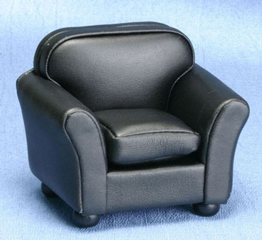 CLA10884 Black Leather Chair by Classics