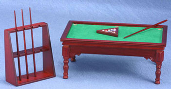 CLA10788 Mahogany Pool Table by Classics