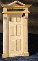 HWH6013 1/2 inch scale Victorian Exterior Door by Houseworks