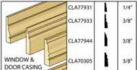 CLA77931 1/4 inch Door & Window Casing by Classics