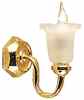 HW2640 Single Frosted Tulip Sconce by Houseworks 