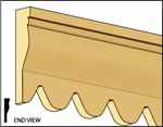 CLA77300 Custom Picket Cornice/Crown Molding by Classics