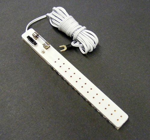 CK1008-5 Power Strip with Multiple Switches & Fuse by Cir-Kit