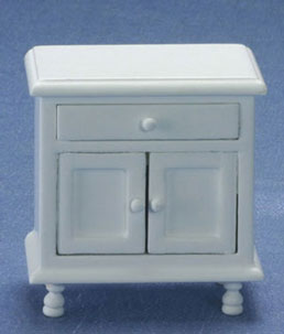 CLA10522 White Night Stand by Classics