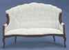 CLA10286 Mahogany/White Victorian Sofa by Classics