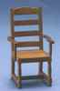 CLA10574 Walnut Ladder Back Arm Chair by Classics