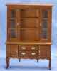 CLA10441 Walnut China Cabinet by Classics