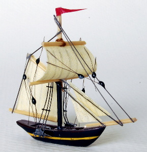 Ra304 Miniature Ship by RB Foltz