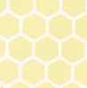 HW7326 Yellow Large Hexagon floor 11 inch x 17 inch by Houseworks 