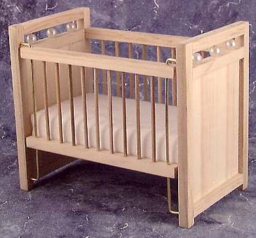 CLA08643 Crib-Unfinished by Classics