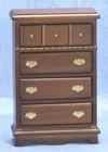 CLA06813 Walnut 4 Drawer Dresser by Classics