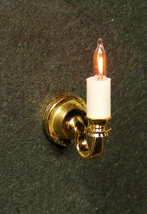 CK2600 1/2 inch scale Single-Candle Wall Sconce by Cir-Kit