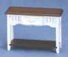 CLA10722 Walnut/White Sofa Table by Classics