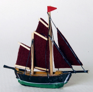 RA301 Miniature Ship by RB Foltz