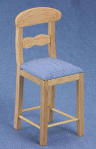 CLA10718 Oak High Stool by Classics