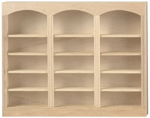 HW5011 Bookcase 3 Sec/5 Shelf by Houseworks