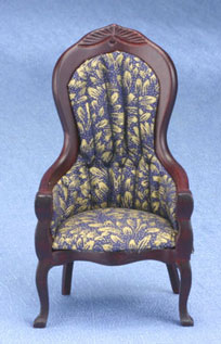 CLA10699 Mahogany Victorian Gentlemans Chair by Classics