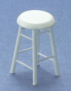 CLA10591 White Bar Stool by Classics